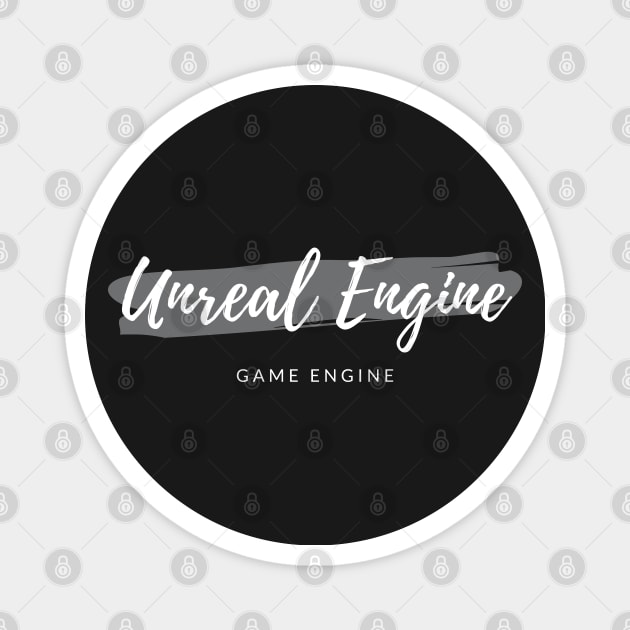 Unreal Engine Game Engine Paint Smear Magnet by codewearIO